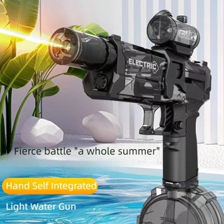 New Điện Tự Động Súng Nước Với Ánh Sáng Phun Nước Liên tục Áp Lực Cao Tốc Độ Cao Mạnh Mẽ Ice Blast Súng Nước Đồ Chơi