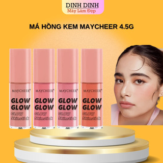  Má hồng kem Maycheer 4.5g phấn má kem lỏng tự nhiên lâu trôi tệp vào da dùng Trang điểm makeup 