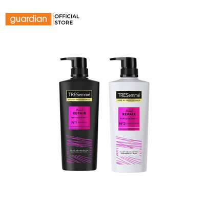 Bộ Đôi Gội Xả TRESemmé Salon Rebond Ngăn Tóc Gãy Rụng 480G | Guardian Việt Nam