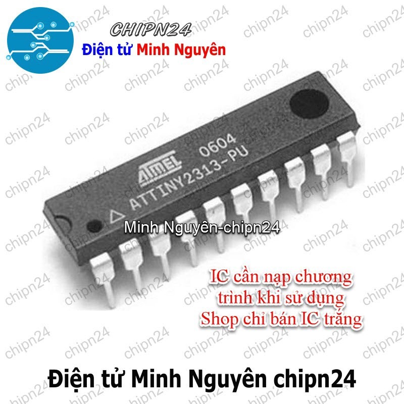 [1 con] (DIP) IC Attiny2313A-PU DIP-20 (Attiny2313A Attiny2313)