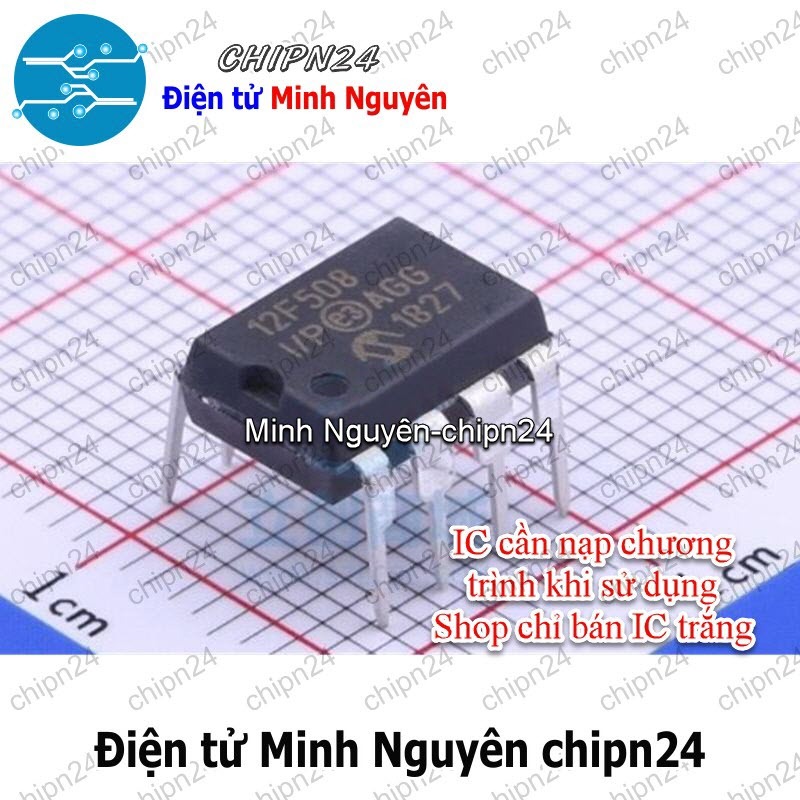 [1 con] (DIP) IC PIC12F508-I/P DIP-8 (PIC 12F508-I/P PIC12F508)