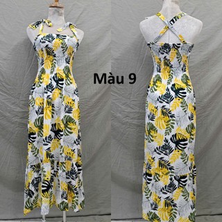 Đầm maxi cúp ngực,2 dây đuôi cá