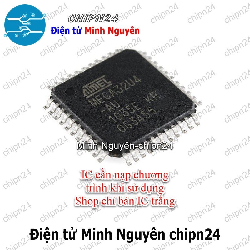 [1 con] (SOP) IC Dán ATMEGA32U4-AU TQFP-44 (SMD)