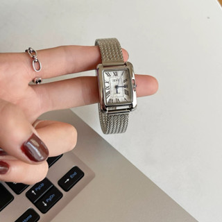 [Có Sẵn] Đồng Hồ Nữ IEKE Dây Thép Mặt Số La Mã Thời Trang Mới, Đồng Hồ Chữ Nhật Phong Cách Basic Kháng Nước Có Bảo Hành