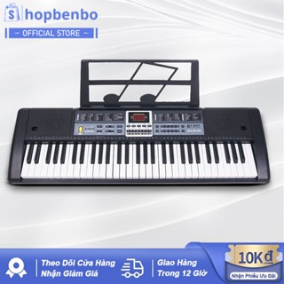  Đàn Piano Điện Tử 61 phím Đàn Organ Electronic cho bé - Hiển thị LCD Kết nối được với điện thoại 