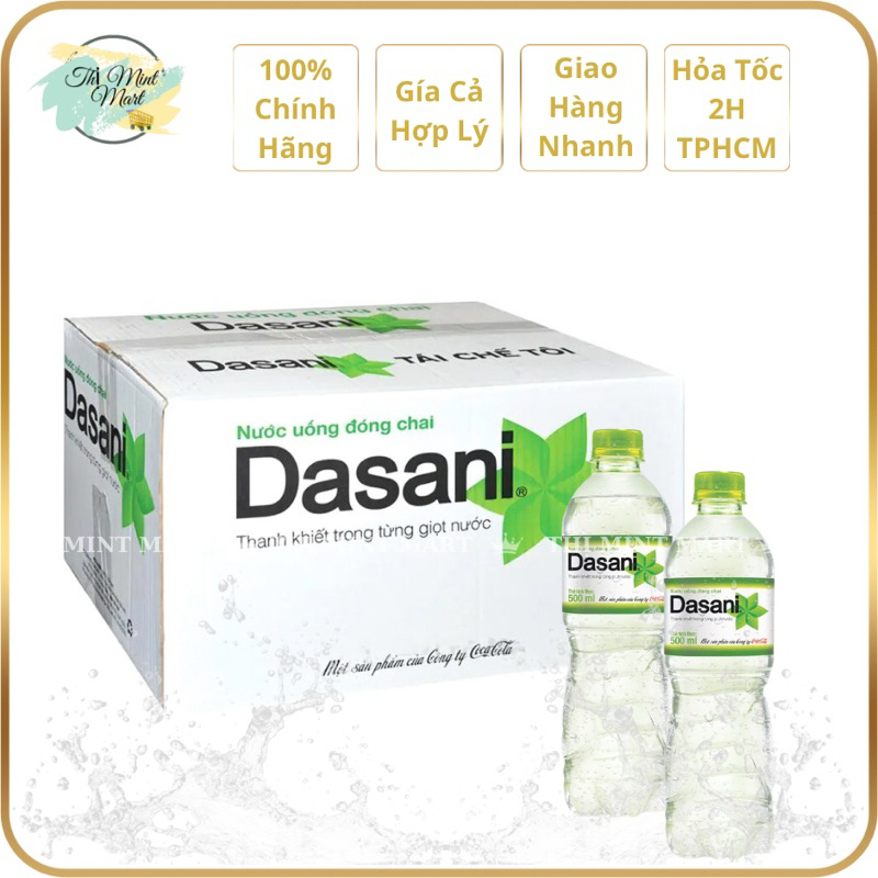 [Thùng 24 chai x 500ml] Nước Suối DASANI_THỊ MINT MART.