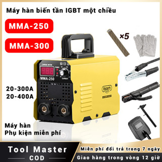 Máy Hàn Mini Biến Tần CHIC IGBT máy hàn điện tử Di động đầu Ra đồng Nguyên Chất-Hàn Que 1.6 - 3.2mm-TẶNG BỘ PHỤ KIỆN