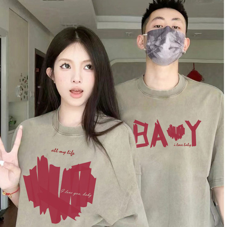 Áo đôi bạn thân/CP Tay ngắn hè | Cotton ship nội địa - Unisex dễ phối đồ