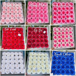 Sỉ Hoa Hồng Sáp 7 Lớp, Hồng 25 Bông Hàng Xịn Loại 1, [Ship Hỏa Tốc Hà Nội]