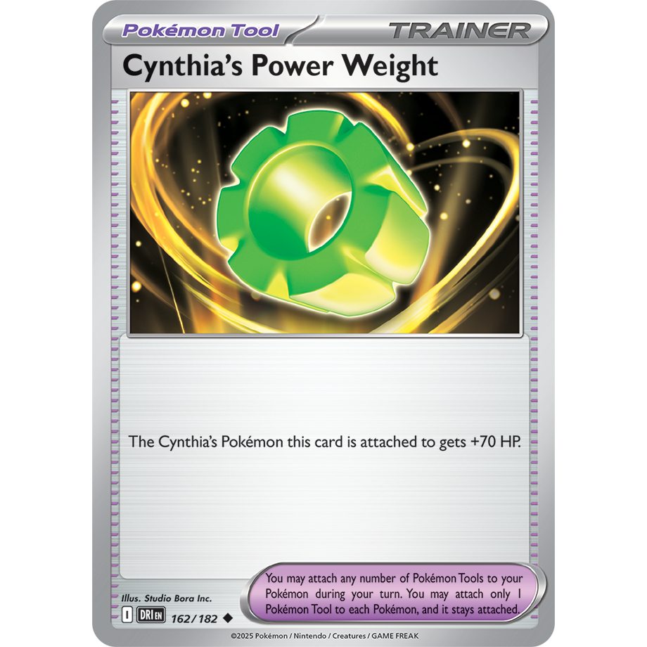 [KW2 Pokemon] [EN] Thẻ 162/182 Cynthia's Power Weight - DRIEN
