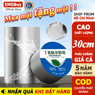 Cuộn 6 mét băng keo dán rộng  - Miếng dán siêu dính - Miếng dán chống thấm nước - Keo chống dột