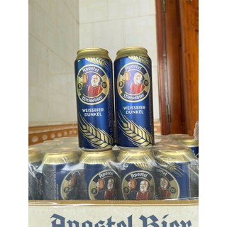 Bia Apostel Weissbier Dunkel 5.3% - nhập khẩu Đức - 1 lon 500ml- hạn 2026