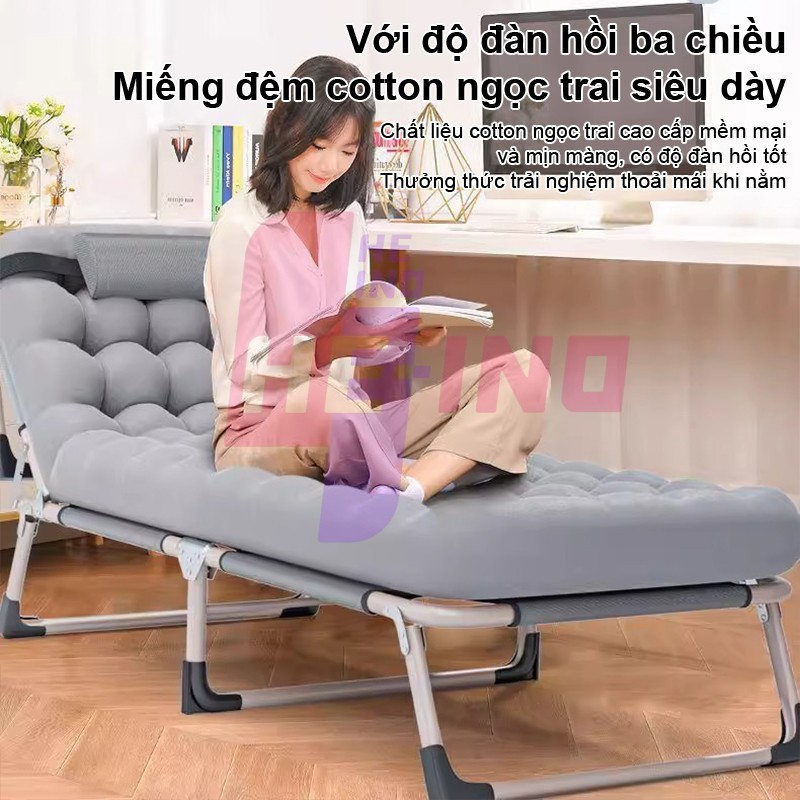 HENIO Giam40% Giường gấp đơn tiện lợi cho văn phòng nghỉ trưa giường xếp dã ngoại | BigBuy360 - bigbuy360.vn