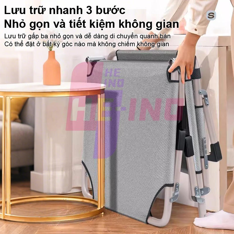 HENIO Giam40% Giường gấp đơn tiện lợi cho văn phòng nghỉ trưa giường xếp dã ngoại | BigBuy360 - bigbuy360.vn