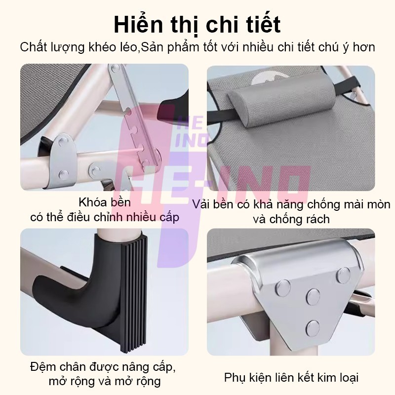 HENIO Giam40% Giường gấp đơn tiện lợi cho văn phòng nghỉ trưa giường xếp dã ngoại | BigBuy360 - bigbuy360.vn