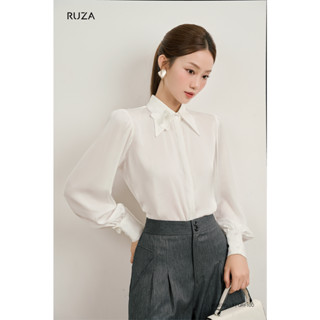 Áo sơ mi nữ tay dài RUZA công sở thiết kế thanh lịch sang trọng ADB315