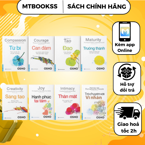 Sách - Combo OSHO 8 Cuốn - First News