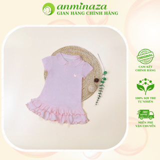 [Chính hãng] AMI0263 - Váy Polo Bé Gái Anminaza Kiểu Dáng Điệu Đà Vải Sợi Tre Co Dãn Thoáng Mát