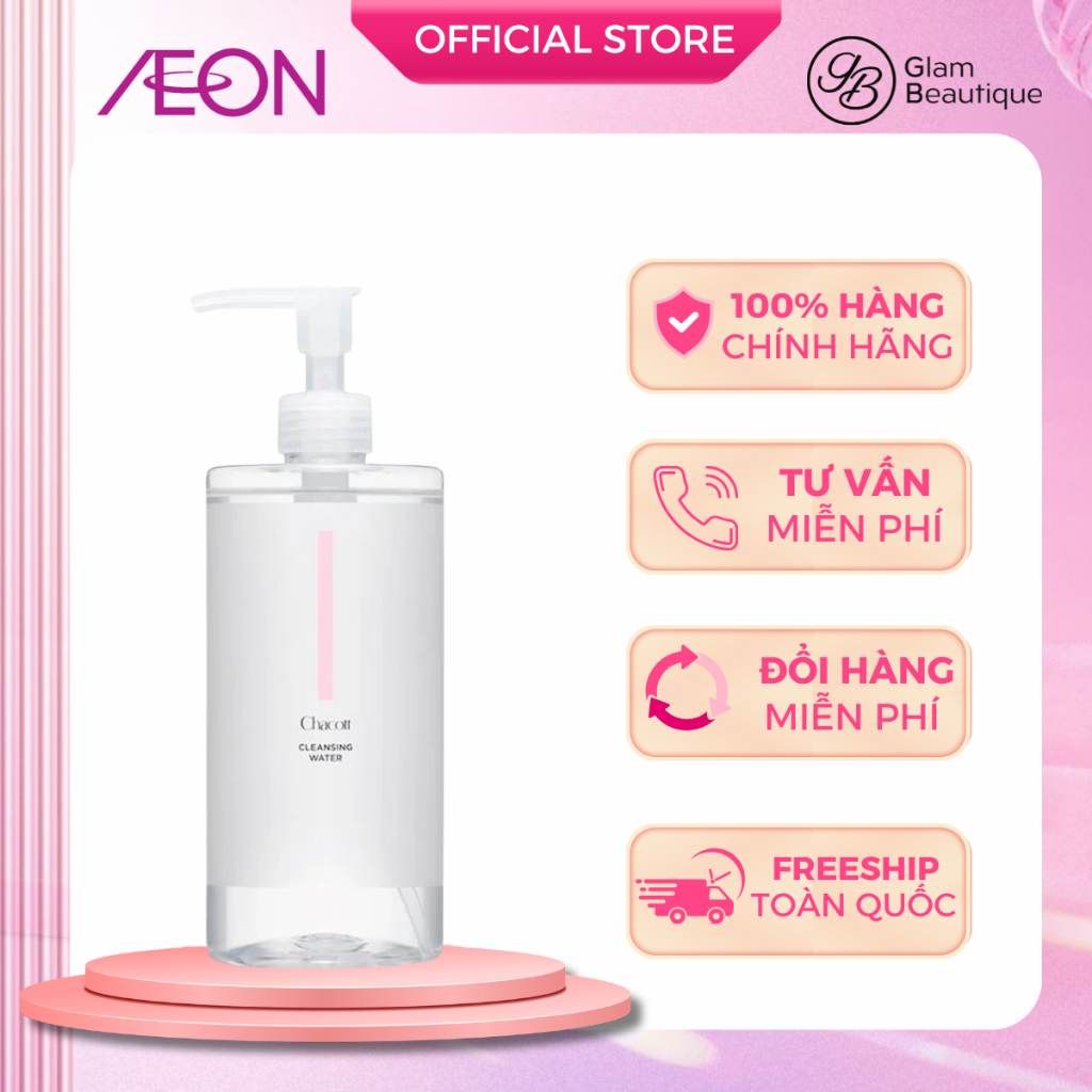  Nước tẩy trang Chacott giúp sạch sâu hiệu quả 500ml Chai Glam Beautique 