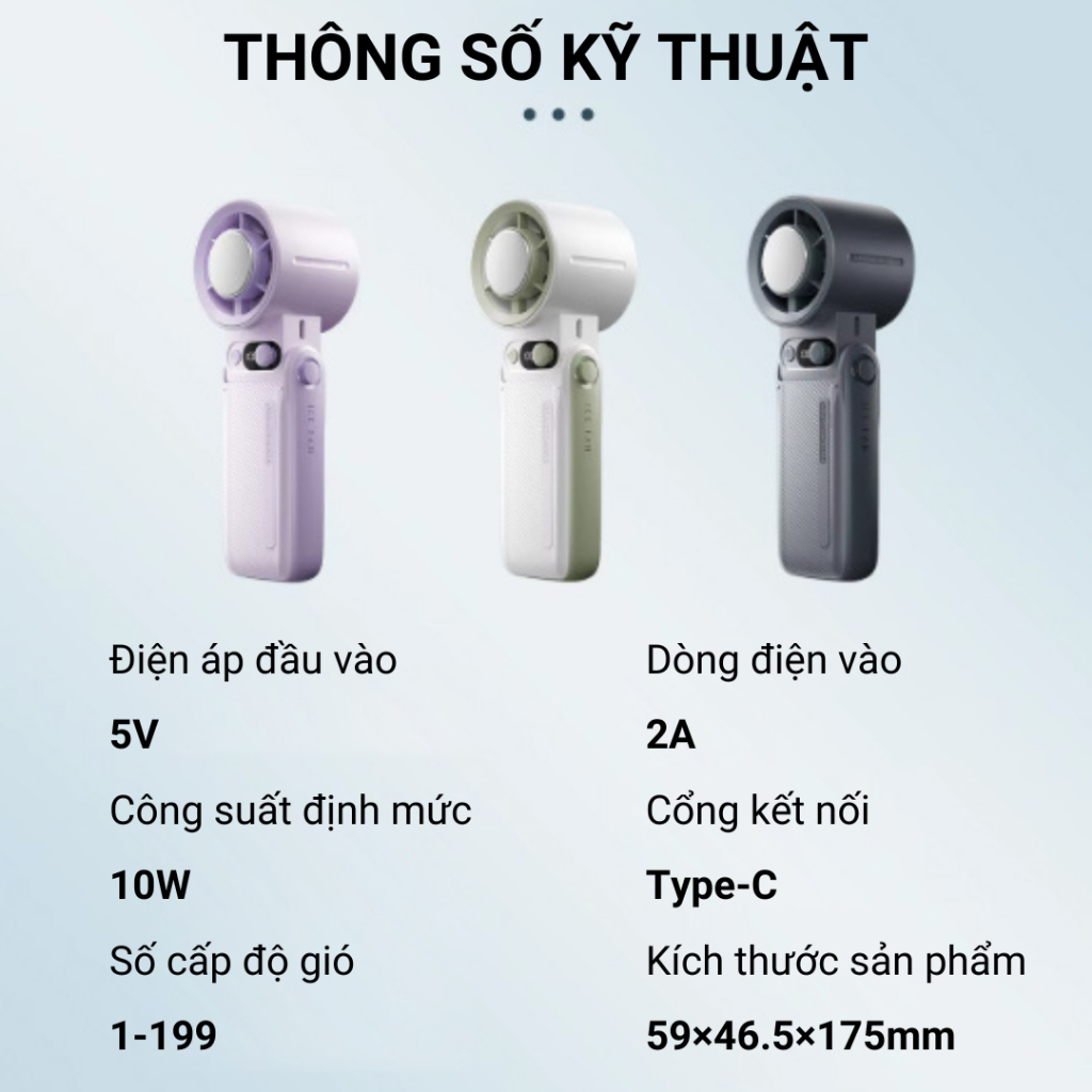 Quạt Cầm Tay Sò Lạnh JF-168, Quạt Cầm Tay Gấp Gọn, Sò Làm Lạnh Siêu Nhanh, Tốc Độ Gió Mạnh, Pin Trâu, Hoạt Động Êm Ái | BigBuy360 - bigbuy360.vn
