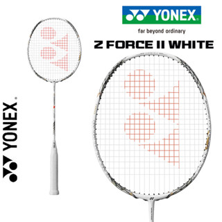 Vợt cầu lông YONEX ZFORCE II WHITE sợi carbon 4UG5, dây căng 22-30lbs, tay cầm, túi đựng vợt cầu lông - Thể thao