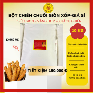  10kg Bột Chuối Chiên Pha Sẵn Cô Minh – khoai lang chiên-Giá Sỉ  Tiệm Bánh Chợ Xe Chuối Chiên – Chuối Giòn Ngon 