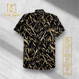 Áo Sơ Mi Lụa Họa Tiết Gai 3 Màu - Cuban Shirt TS45, TS51, TS54 - Size 50-100kg - Vải Lụa Thoáng Mát, Chống Nhăn Tốt