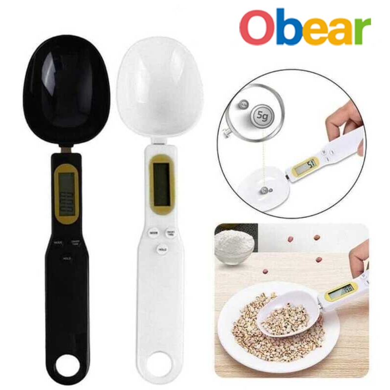 Cân tiểu ly dạng thìa 500g/0.1g màn hình LCD dùng cho nhà bếp Cân điện tử tiểu (Tặng kèm Pin - chuẩn xác 0.1gam)