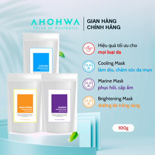 Mặt Nạ Bột Dưỡng Ẩm Trắng Da AHOHAW Túi Chiết 100g - Cấp Ẩm, Dưỡng Trắng, Giảm Mụn