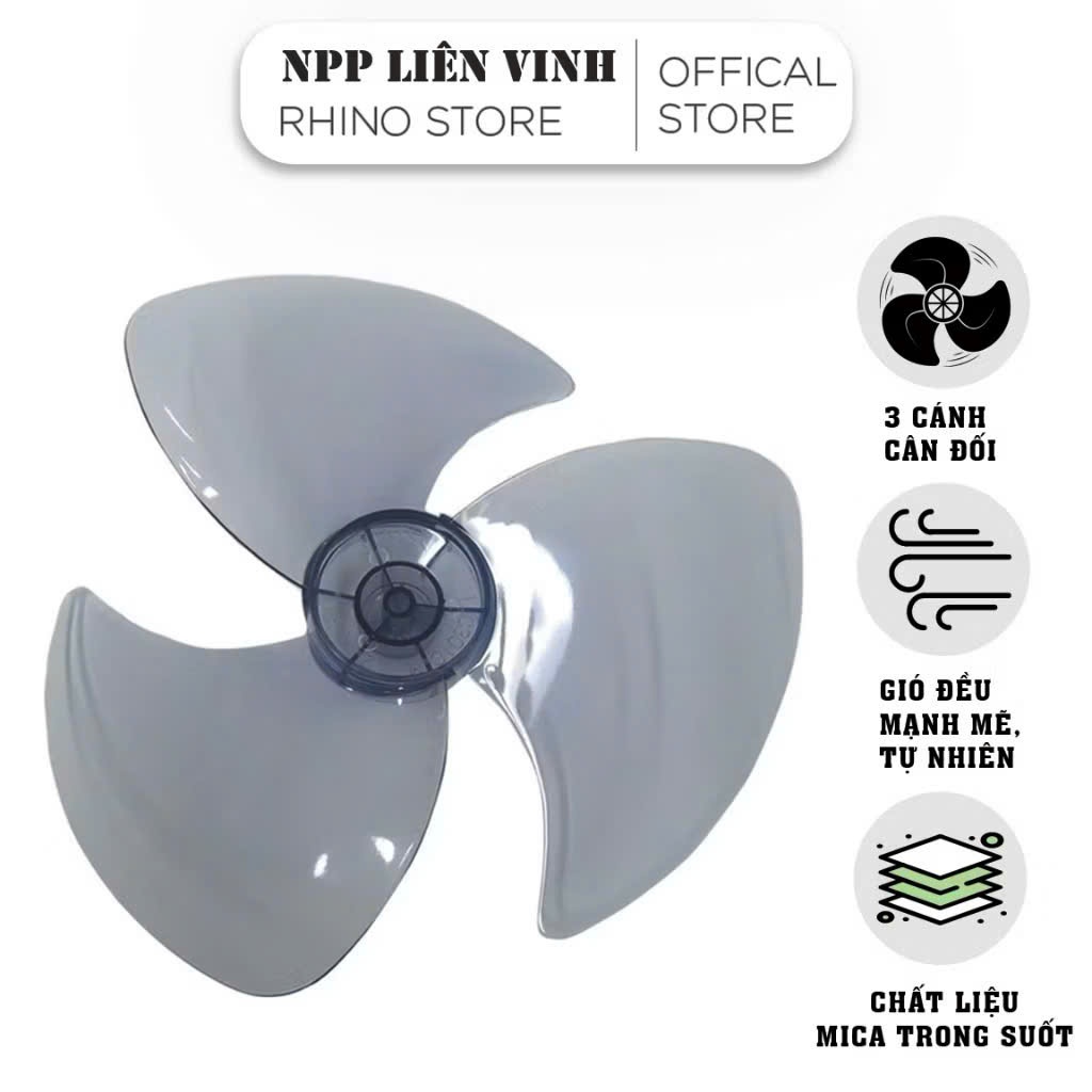 HỎA TỐC Cánh quạt Senko B3 3 lá / Cánh quạt Senko B4 3 lá chất liệu nhựa cao cấp, hỏa tốc Hà Nội
