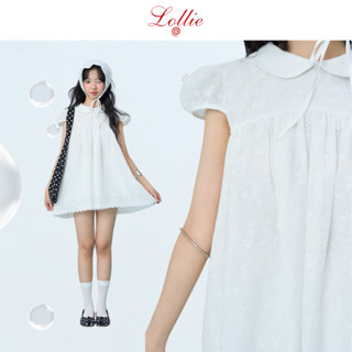 LOLLIE STUDIO - Áo kiểu babydoll cổ sen viền ren Sora Shirt TKA446