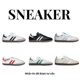 Giày Thể Thao Nam Nữ Nhiều Màu Trắng Đỏ Xanh Đen Giày Sneaker 2 Vạch, 3 Vạch Giày Đi Học Đi Chơi Full Size
