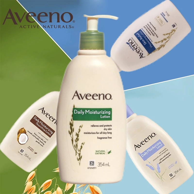 Sữa dưỡng thể Aveeno 354ml/Lotion Pelembap untuk Kulit Normal&Kering/Nhập khẩu từ Hồng Kông