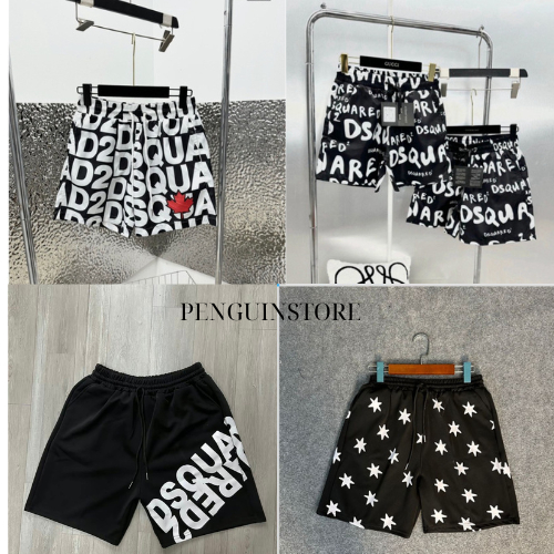 Quần DSQUARED 2 ICON Unisex Nam Nữ Chất Umi Mềm Mại Thoáng Mát-Quần Đùi Nam ICON Hàng Hot 2025