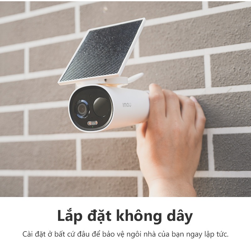 Camera Imou Wifi dùng Pin Cell 3C All in one  I 3MP I 5000mah I Đàm thoại 2 chiều I Đêm có màu | BigBuy360 - bigbuy360.vn