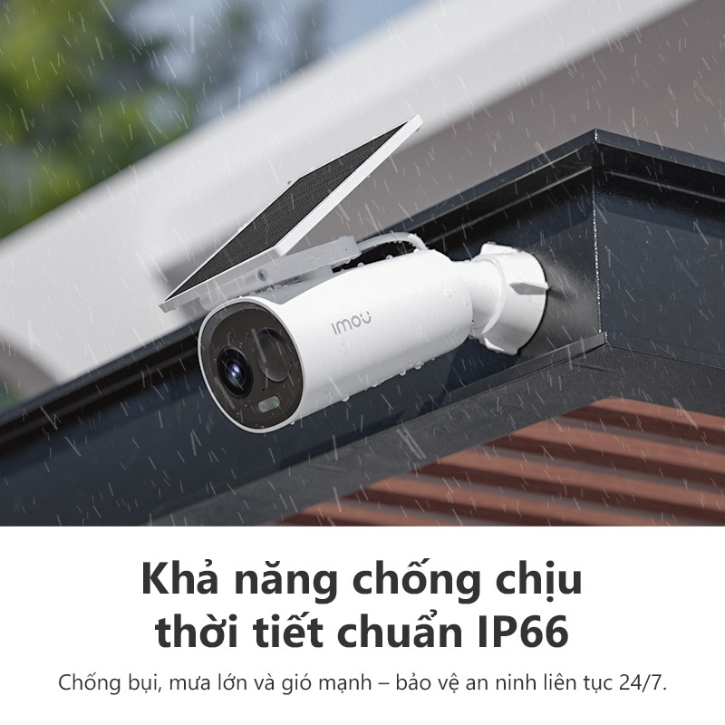 Camera Imou Wifi dùng Pin Cell 3C All in one  I 3MP I 5000mah I Đàm thoại 2 chiều I Đêm có màu | BigBuy360 - bigbuy360.vn