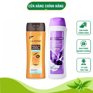  Combo Sữa Tắm & Dầu Gội Lilystar 2in1 Cho Nữ – Hương Nước Hoa Thơm Nhẹ Nhàng Sáng Da Mềm Mượt Tóc 