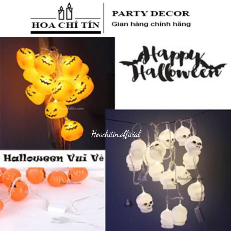 Dây đèn Led Bí Ngô trang trí Halloween