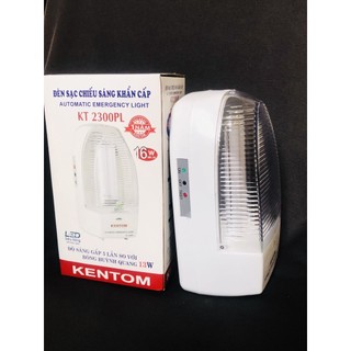 [CHÍNH HÃNG CAO CẤP] Đèn Sạc Chiếu Sáng Khẩn Cấp Kentom KT 2300- Hàng Chính Hãng