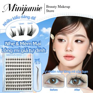 Chất lượng cao Hộp Lông Mi Giả 10 Hàng Lông mi giả tự dính Có Gai Lúa Mì Dày Tự Nhiên Dán trực tiếp