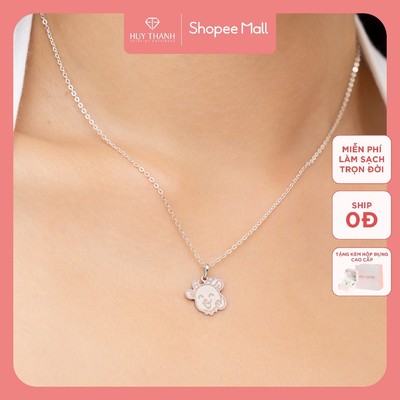 Mặt Dây Chuyền Bạc 925 Họa Tiết 12 Con Giáp - Mùi MDZ070 Huy Thanh Jewelry