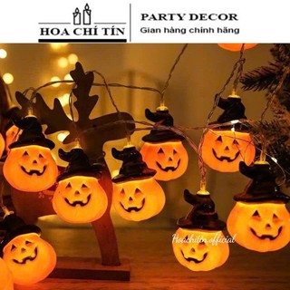 Dây đèn Led Bí Ngô trang trí Halloween