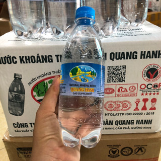 combo 3 thùng nước khoáng thiên nhiên Quang hanh bổ sung ga , khoáng chất cho cơ thể . 1thùng 20 chai .1 chai 500ml.