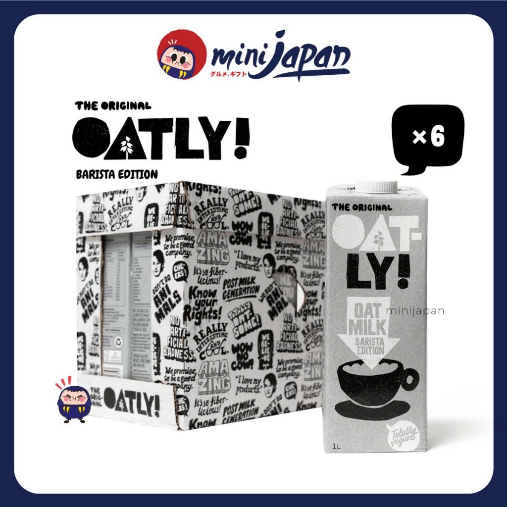 Thùng 6 chai sữa yến mạch Oatly Thụy Điển 1L