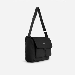   Bản upgrade  Túi đeo chéo vải bố canvas 2 lớp MIXI có khoá kéo vừa lap 15.6inch 