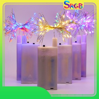 Dây led hạt gạo dùng pin AA – Dây led đom đóm trang trí sản phẩm, hộp quà, lẵng hoa