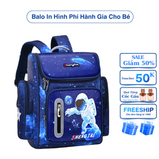 Balo đi học chống gù cho bé trai tiểu học và lớp 6 hình phi hành gia cá tính ( Mẫu Mới Nhất )