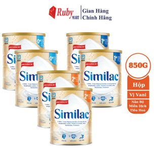  Combo 2 Lon Sữa bột Similac dinh dưỡng 5G mới cho trẻ miễn dịch khỏe nhanh trí tựa "5G" Đủ Số 