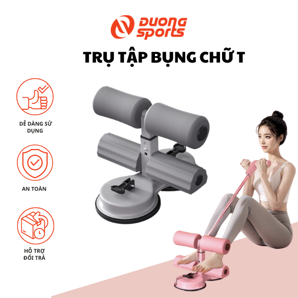 Dụng Cụ Tập Cơ Bụng Tại Nhà Đế Hút Chân Không Trụ Chữ T Kèm Dây Kéo Đàn Hồi 4 ống DƯƠNG SPORT | BigBuy360 - bigbuy360.vn
