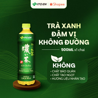 Oi Ocha - Trà Xanh Đậm vị Không Đường 500mL